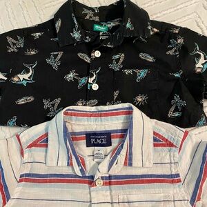 Boys size 4 button up shirts